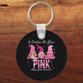 Breast Cancer Awareness Warrior Support Squad Sleutelhanger (Voorkant)