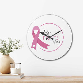 Breast Cancer Awarness Nobody Fights Alone Grote Klok