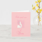 Breast Cancer Card Kaart (Gele Bloem)
