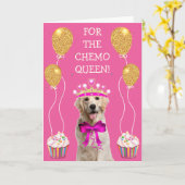 Breast Cancer Chemo Cute  Kaart (Gele Bloem)