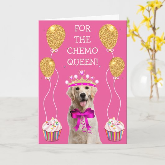 Breast Cancer Chemo Cute Kaart (Gele Bloem)