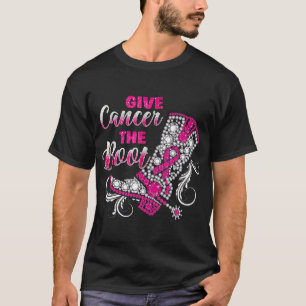 Breast Cancer Cowgirl Texas Southern Geef kanker B T-shirt