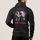 Breast Cancer Fighter Support Squad Hoodie (Achterkant)