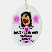 Breast Cancer Guardian Angel Keramisch Ornament (Rechts)