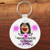 Breast Cancer Guardian Angel Sleutelhanger (Voorkant)