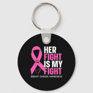 Breast Cancer Her Fight Is My Fight Breast Cancer Sleutelhanger