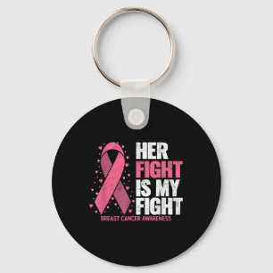 Breast Cancer Her Fight Is My Fight Breast Cancer Sleutelhanger