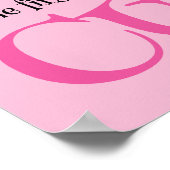 Breast Cancer Hope Cure Support Poster (Hoek)