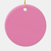Breast Cancer Hope Prettige feestdagen Keramisch Ornament (Achterkant)