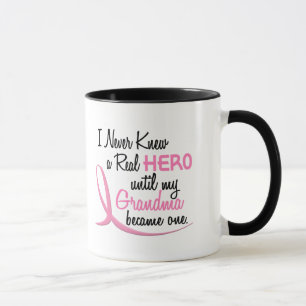 BREAST CANCER KENT nooit een Hero 3 oma Mok