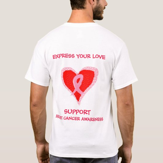 Breast Cancer Love T-shirt (Achterkant)