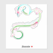 Breast Cancer Metastatic Breast Cancer Awareness H Sticker (Vel)