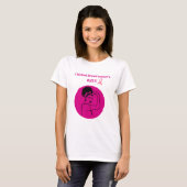 Breast Cancer Pink Kick Butt Woman T-Shirt (Voorkant volledig)