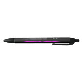 BREAST CANCER Pink Line  Betsy Ross Flag Zwarte Inkt Pen (Bodem)