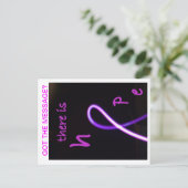 BREAST CANCER-postkaart Briefkaart (Staand voorkant)