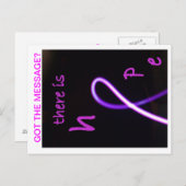 BREAST CANCER-postkaart Briefkaart (Voorkant / Achterkant)