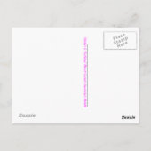 BREAST CANCER-postkaart Briefkaart (Achterkant)