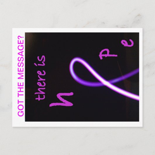 BREAST CANCER-postkaart Briefkaart (Voorkant)