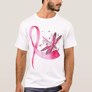 Breast Cancer Ribbon Pink Draairy T-shirt