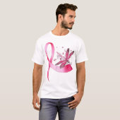 Breast Cancer Ribbon Pink Draairy T-shirt (Voorkant volledig)