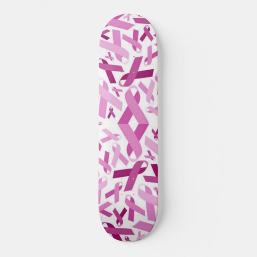 Breast Cancer Ribbons skateboard (Voorkant)
