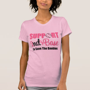 Breast Cancer Support 2e basis T-shirt