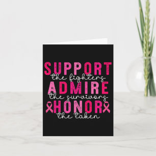 Breast Cancer Support Admire Honor Breast Cancer A Kaart