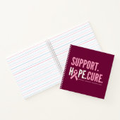 Breast Cancer Support Hope Cure Notitieboek Journa (Binnen)