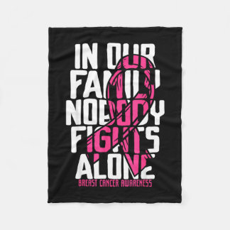 Breast cancer support pink breast cancer awareness fleece deken