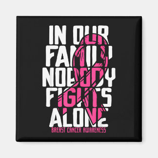 Breast cancer support pink breast cancer awareness magneet