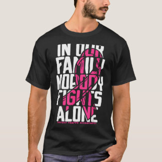 Breast cancer support pink breast cancer awareness t-shirt