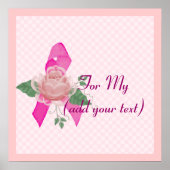 Breast Cancer Support Poster (Voorkant)