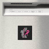 Breast Cancer Support Squad Breast Cancer Awarenes Magneet (Insitu (Vaatwasser))