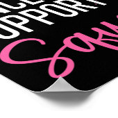 Breast Cancer Support Squad Breast Cancer Awarenes Poster (Hoek)