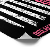 Breast Cancer Support Squad Breast Cancer Awarenes Poster (Hoek)