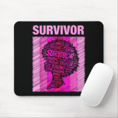 Breast Cancer Survivor African American Woman Nk A Muismat (Met muis)