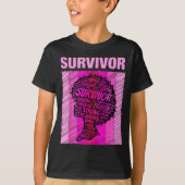 Breast Cancer Survivor African American Woman Nk A T-shirt (Voorkant)