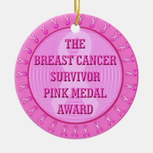 Breast Cancer Survivor Award Keramisch Ornament