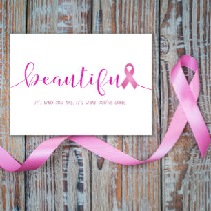 Breast Cancer Survivor You are Beautiful Kaart