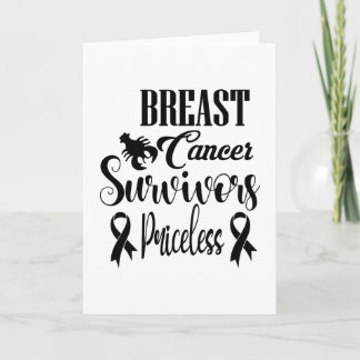 Breast Cancer Survivors Priceless Kaart