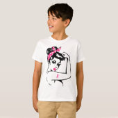 Breast Cancer Warrior Awareness T-shirt Support Be (Voorkant volledig)