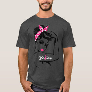 Breast Cancer Warrior T Awareness T-shirt Support