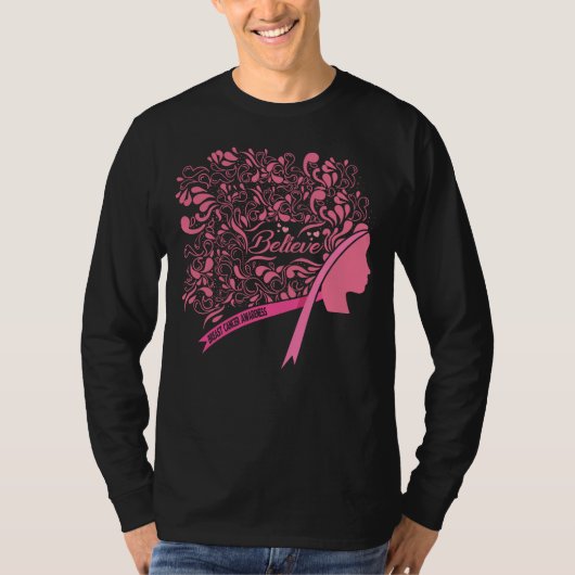 Breast Cancer Warrior TShirt Awareness Tee Support (Voorkant)
