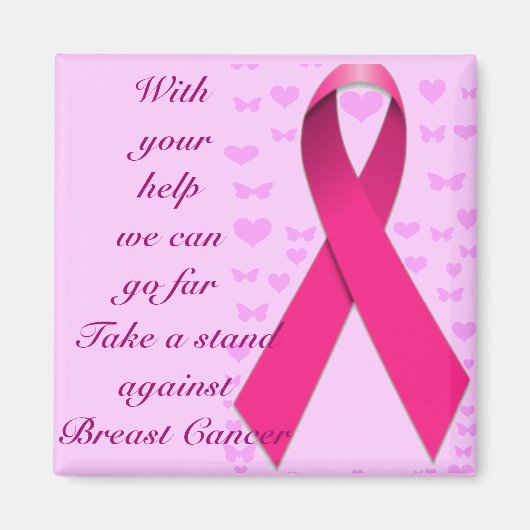 Breast Caner Awareness_ Magneet (Voorkant)