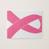 Breast-kanker-ribbon Legpuzzel (Horizontaal)