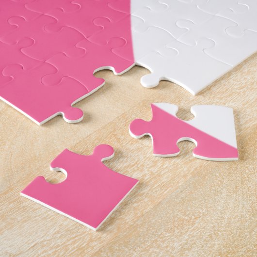 Breast-kanker-ribbon Legpuzzel (Zijkant)