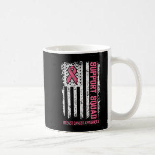 Breast kanker Shirten Support Squad Breast Cancer  Koffiemok