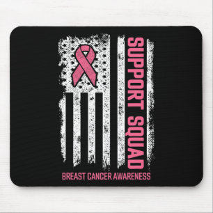 Breast kanker Shirten Support Squad Breast Cancer Muismat