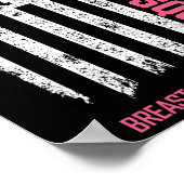 Breast kanker Shirten Support Squad Breast Cancer Poster (Hoek)