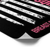 Breast kanker Shirten Support Squad Breast Cancer  Poster (Hoek)